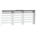 Miniatyrbillede 6 af 11: vidaXL radiatorskjuler 205x21,5x83,5 cm konstrueret træ hvid