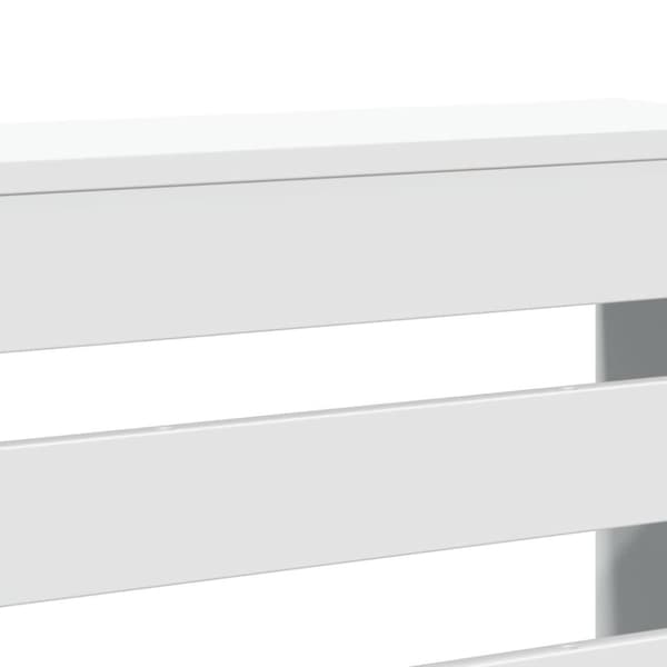 vidaXL radiatorskjuler 205x21,5x83,5 cm konstrueret træ hvid