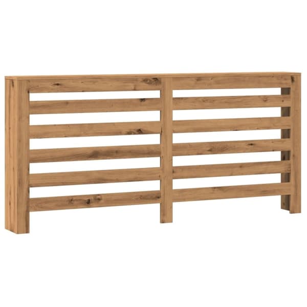 vidaXL radiatorskjuler 175x20x82 cm konstrueret træ egetræsfarvet