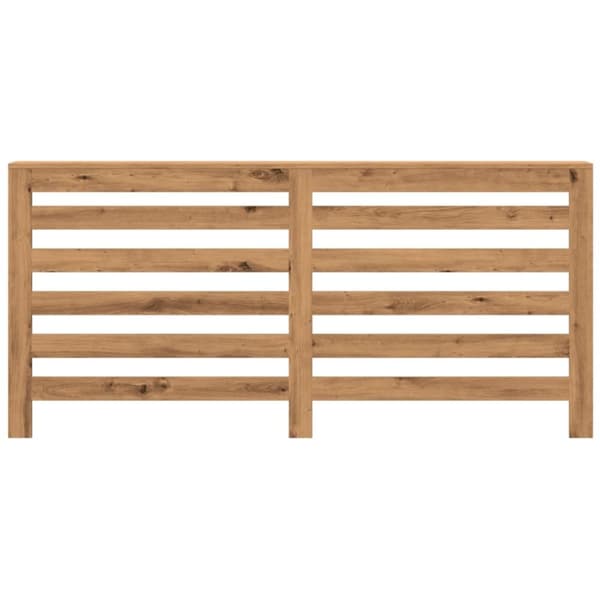 vidaXL radiatorskjuler 175x20x82 cm konstrueret træ egetræsfarvet