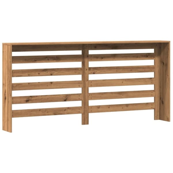 vidaXL radiatorskjuler 175x20x82 cm konstrueret træ egetræsfarvet