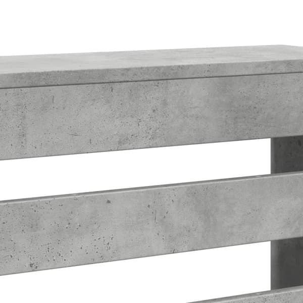 vidaXL radiatorskjuler 205x21,5x83,5 cm konstrueret træ betongrå