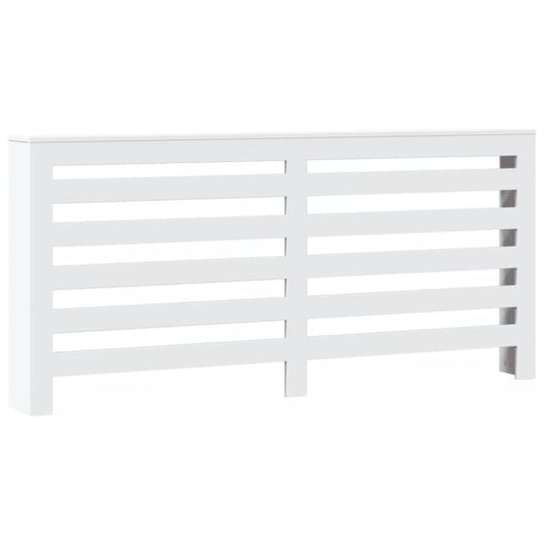 vidaXL radiatorskjuler 175x20x82 cm konstrueret træ hvid