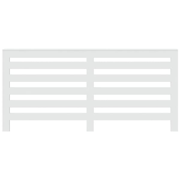 vidaXL radiatorskjuler 175x20x82 cm konstrueret træ hvid