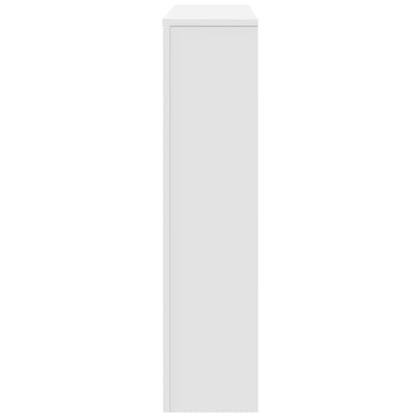 vidaXL radiatorskjuler 175x20x82 cm konstrueret træ hvid