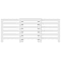 Miniatyrbilde 4 av 11: vidaXL Radiatordeksel hvit 205x21,5x83,5 cm konstruert tre
