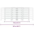 Miniatyrbilde 11 av 11: vidaXL Radiatordeksel hvit 205x21,5x83,5 cm konstruert tre