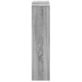Miniatyrbilde 5 av 11: vidaXL Radiatordeksel grå sonoma 205x21,5x83,5 cm konstruert tre