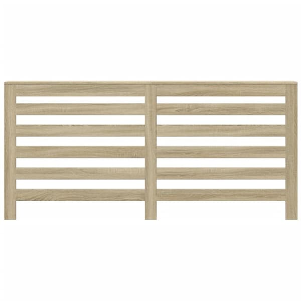 vidaXL Radiatordeksel sonoma eik 175x20x82 cm konstruert tre