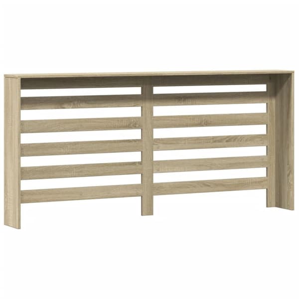 vidaXL Radiatordeksel sonoma eik 175x20x82 cm konstruert tre