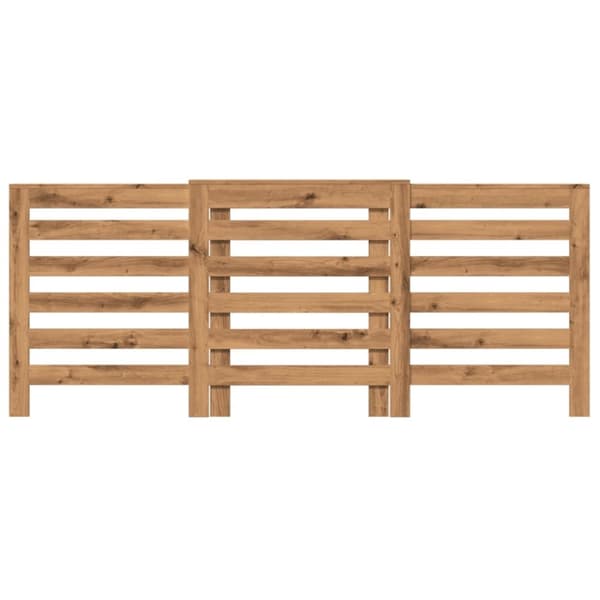 vidaXL Radiatordeksel artisan eik 205x21,5x83,5 cm konstruert tre