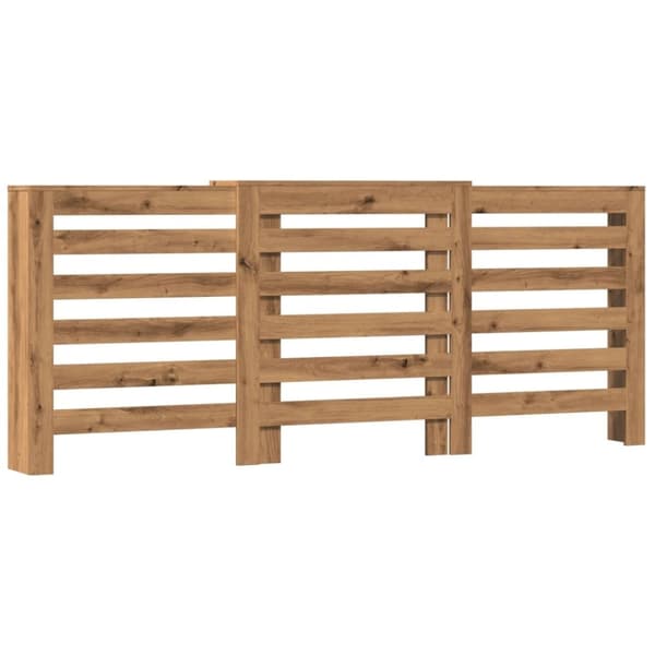 vidaXL Radiatordeksel artisan eik 205x21,5x83,5 cm konstruert tre