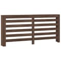 Miniatyrbilde 3 av 10: vidaXL Radiatordeksel brun eik 175x20x82 cm konstruert tre