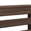 Miniatyrbilde 7 av 10: vidaXL Radiatordeksel brun eik 175x20x82 cm konstruert tre