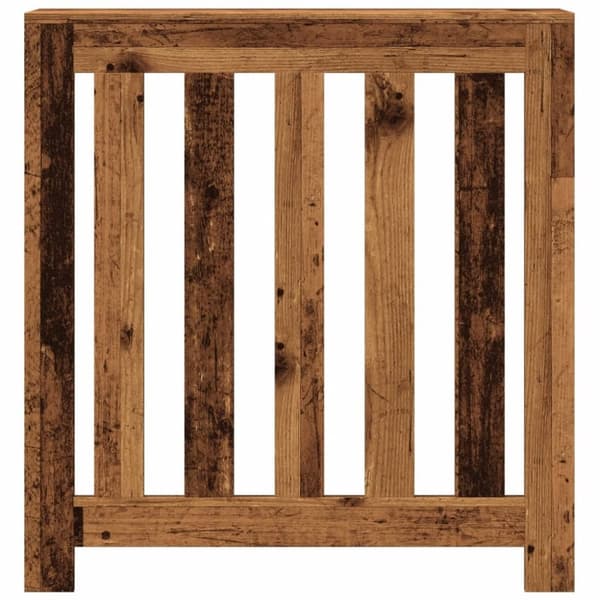 vidaXL Radiatordeksel gammelt tre 78x20x82 cm konstruert tre