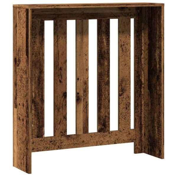 vidaXL Radiatordeksel gammelt tre 78x20x82 cm konstruert tre