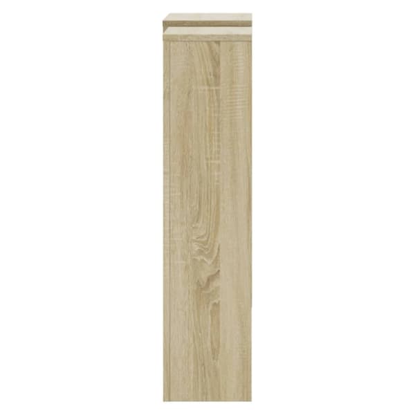 vidaXL Elementskydd sonoma-ek 205x21,5x83,5 cm konstruerat trä