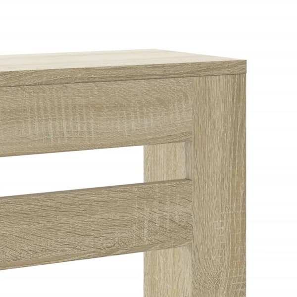 vidaXL Elementskydd sonoma-ek 205x21,5x83,5 cm konstruerat trä