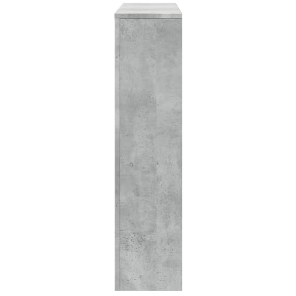 vidaXL Lämpöpatterin suoja betoninharmaa 175x20x82 cm tekninen puu