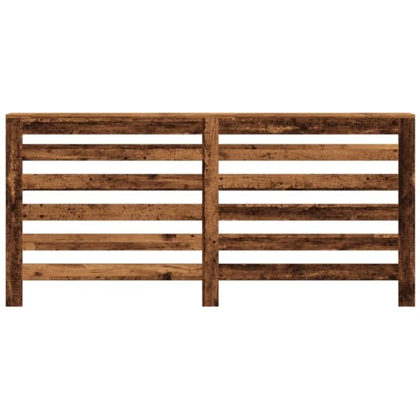 vidaXL Lämpöpatterin suoja vanha puu 175x20x82 cm tekninen puu