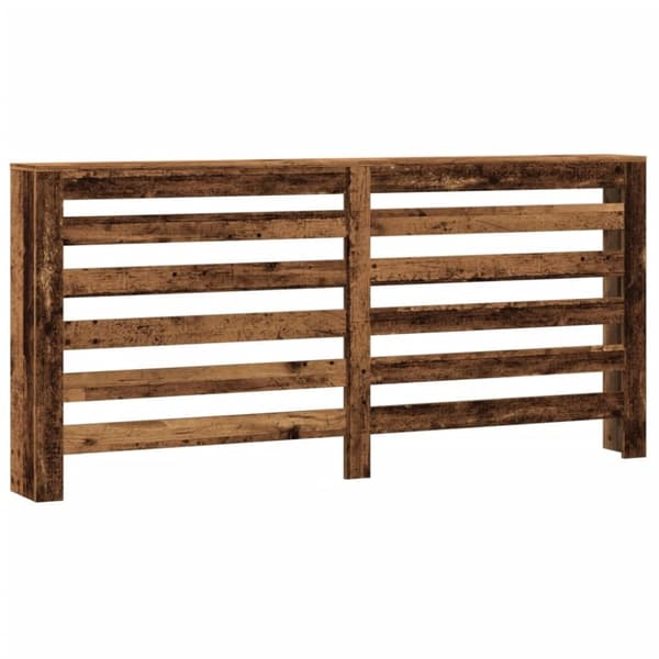 vidaXL Lämpöpatterin suoja vanha puu 175x20x82 cm tekninen puu