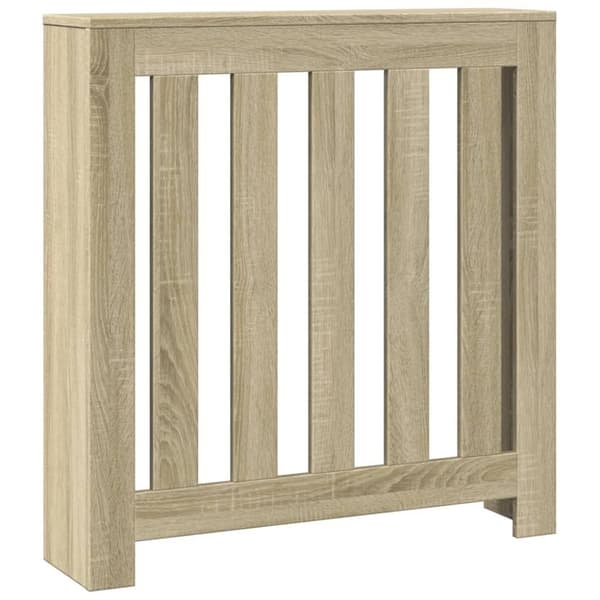 vidaXL radiatorskjuler 78x20x82 cm konstrueret træ sonoma-eg