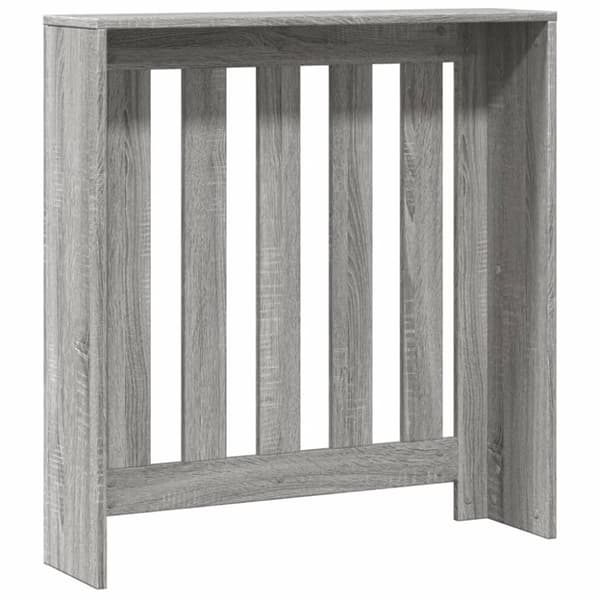 vidaXL radiatorskjuler 78x20x82 cm konstrueret træ grå sonoma-eg