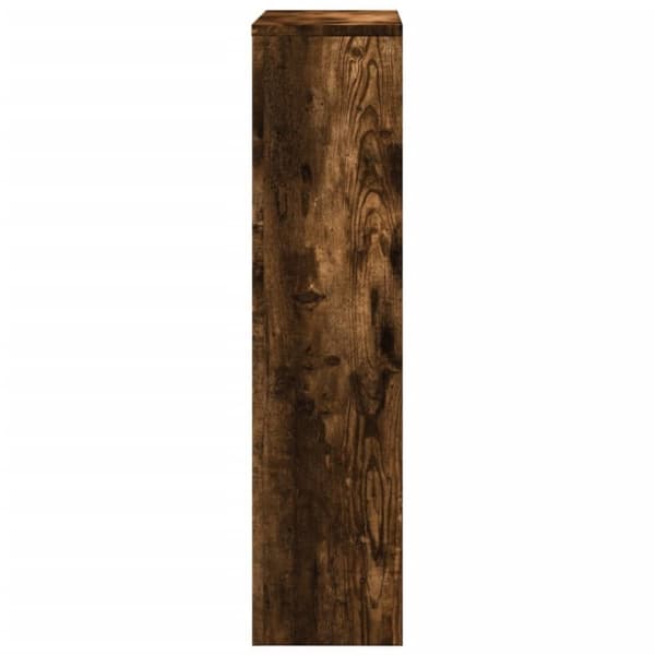 vidaXL Radiatordeksel røkt eik 78x20x82 cm konstruert tre