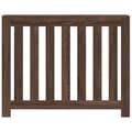 Miniatyrbilde 4 av 10: vidaXL Radiatordeksel brun eik 104x20x82 cm konstruert tre
