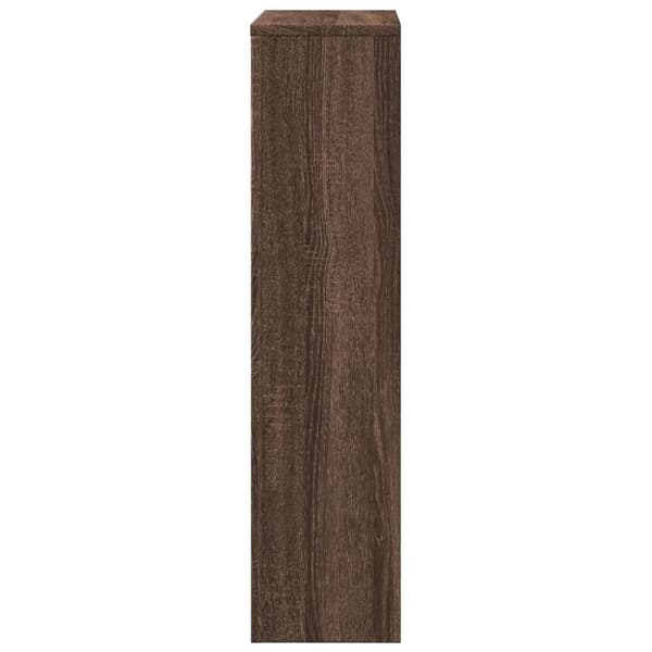 vidaXL Radiatordeksel brun eik 104x20x82 cm konstruert tre
