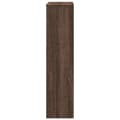 Miniatyrbilde 5 av 10: vidaXL Radiatordeksel brun eik 104x20x82 cm konstruert tre