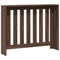 Miniatyrbilde 6 av 10: vidaXL Radiatordeksel brun eik 104x20x82 cm konstruert tre