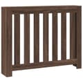 Miniatyrbilde 1 av 10: vidaXL Radiatordeksel brun eik 104x20x82 cm konstruert tre