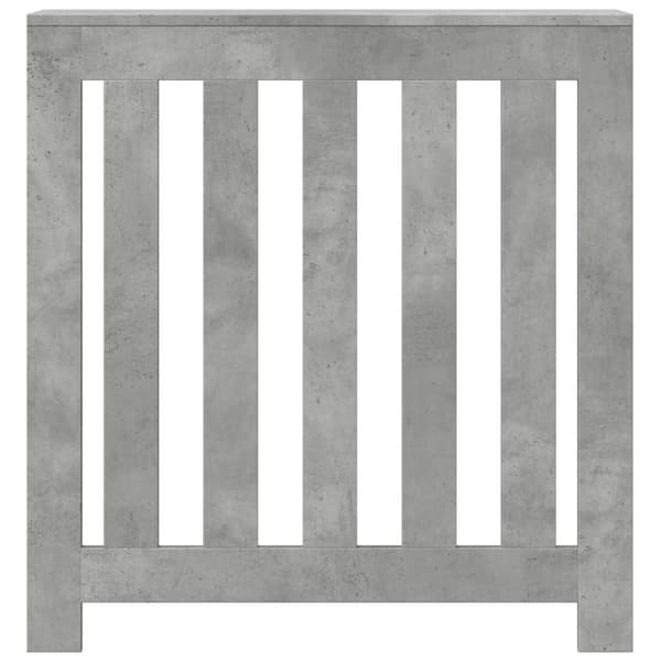 vidaXL Radiatordeksel betonggrå 78x20x82 cm konstruert tre
