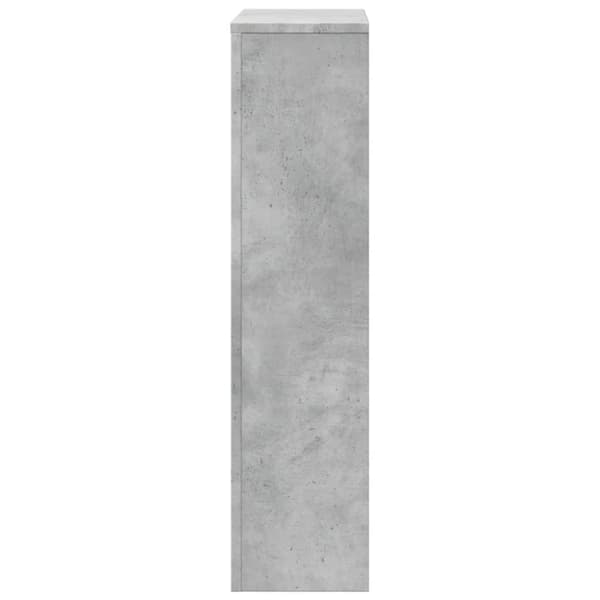 vidaXL Elementskydd betonggrå 104x20x82 cm konstruerat trä