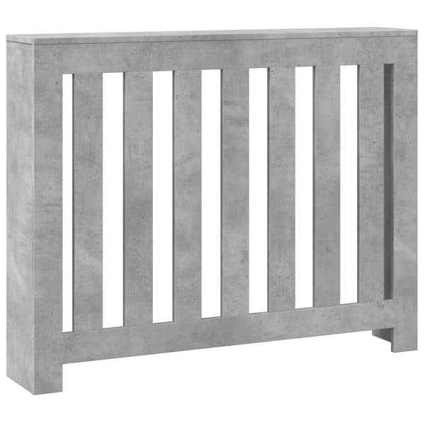 vidaXL Radiatordeksel betonggrå 104x20x82 cm konstruert tre