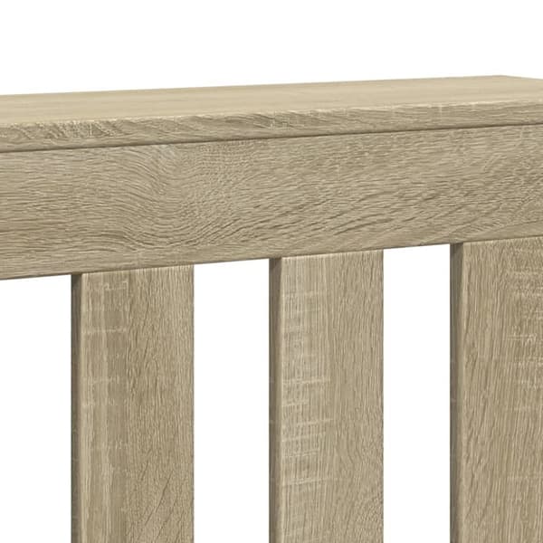 vidaXL Elementskydd sonoma-ek 104x20x82 cm konstruerat trä