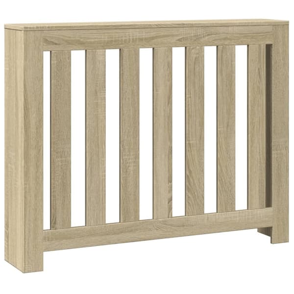 vidaXL radiatorskjuler 104x20x82 cm konstrueret træ sonoma-eg