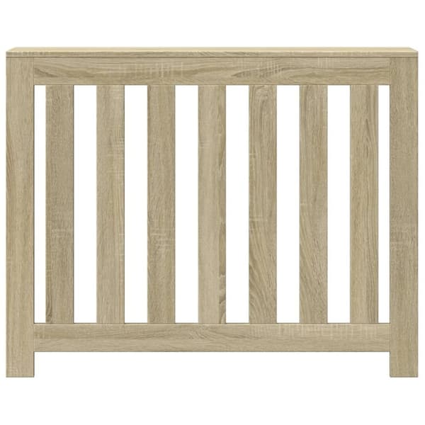 vidaXL radiatorskjuler 104x20x82 cm konstrueret træ sonoma-eg