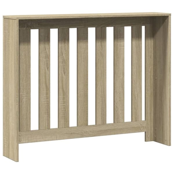 vidaXL radiatorskjuler 104x20x82 cm konstrueret træ sonoma-eg