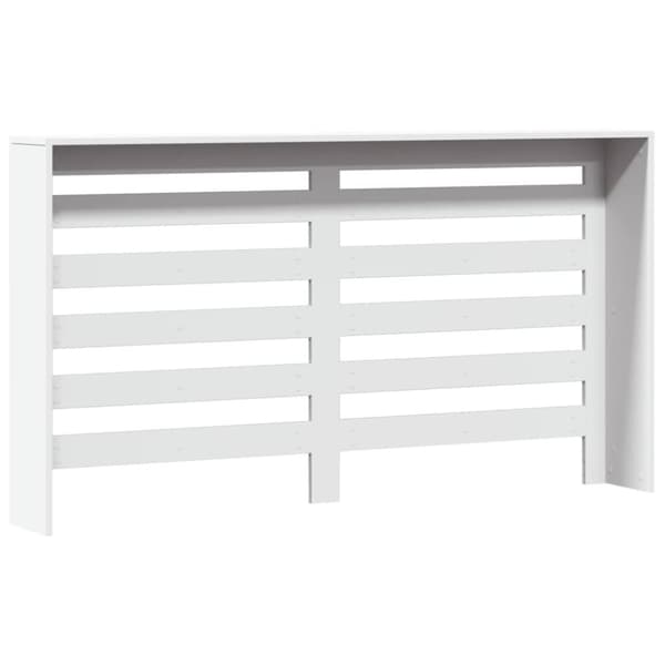 vidaXL radiatorskjuler 149x20x82 cm konstrueret træ hvid