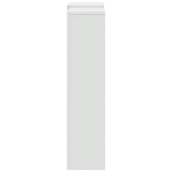 vidaXL radiatorskjuler 205x21,5x83,5 cm konstrueret træ hvid