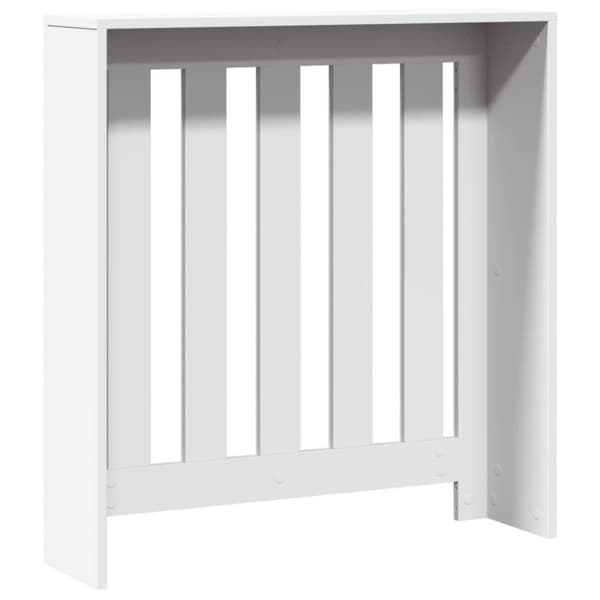 vidaXL radiatorskjuler 78x20x82 cm konstrueret træ hvid