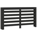 Miniatyrbilde 3 av 10: vidaXL Radiatordeksel svart 149x20x82 cm konstruert tre