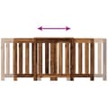 Miniatyrbilde 7 av 11: vidaXL Radiatordeksel gammelt tre 205x21,5x83,5 cm konstruert tre