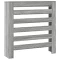 Miniatyrbilde 3 av 10: vidaXL Radiatordeksel grå sonoma 78x20x82 cm konstruert tre
