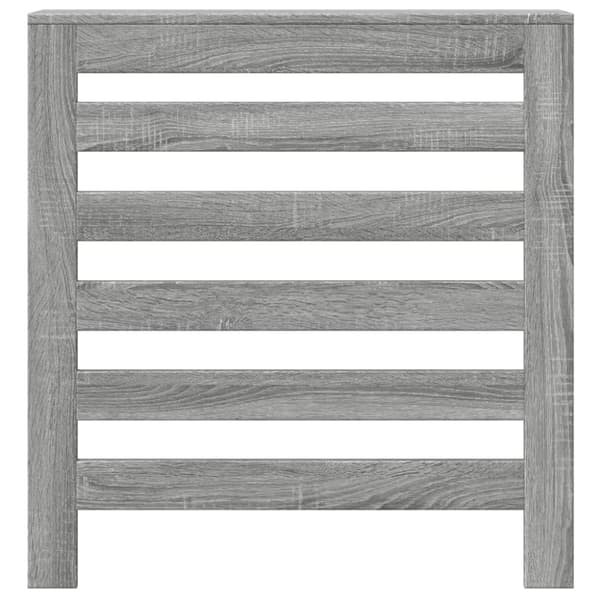 vidaXL Radiatordeksel grå sonoma 78x20x82 cm konstruert tre