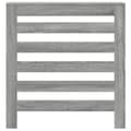 Miniatyrbilde 4 av 10: vidaXL Radiatordeksel grå sonoma 78x20x82 cm konstruert tre