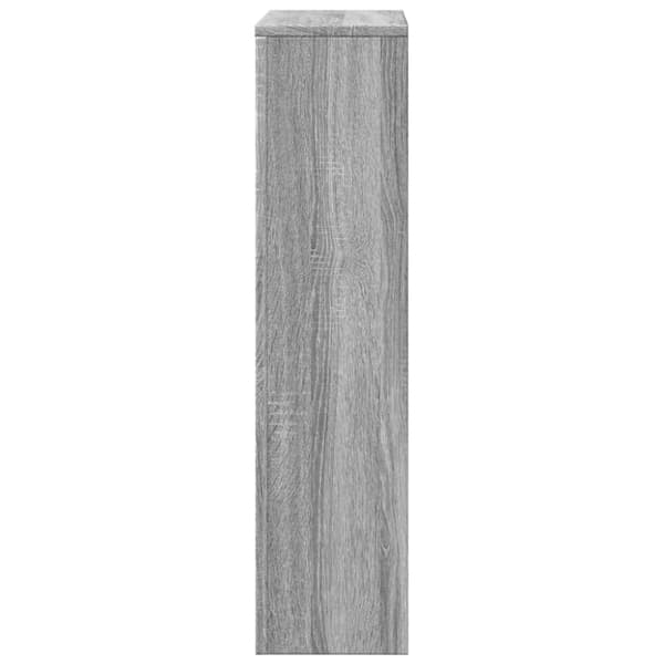 vidaXL Radiatordeksel grå sonoma 78x20x82 cm konstruert tre