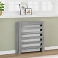 Miniatyrbilde 2 av 10: vidaXL Radiatordeksel grå sonoma 78x20x82 cm konstruert tre